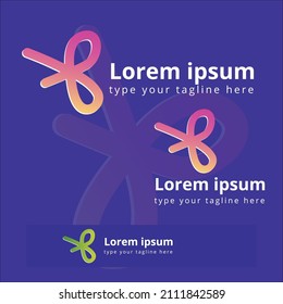 B letter logo design.B Letter Design Vector with gradient color.Use for commercial site and fastival site.