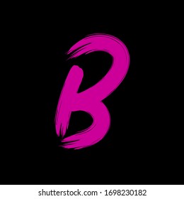 B letter logo design..Modern and creative sing and symbol design.