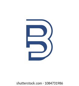 B Letter Logo Designtemplate Stock Vector (Royalty Free) 1084731986 ...