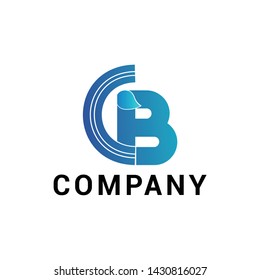 B letter logo icon for beauty or fashion brand