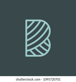 B letter logo and icon concept. Available in vector.