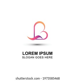 B Letter logo icon design template element