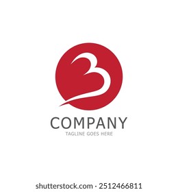 b letter logo icon design template