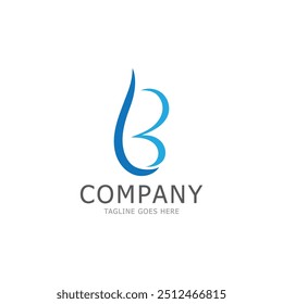 b letter logo icon design template