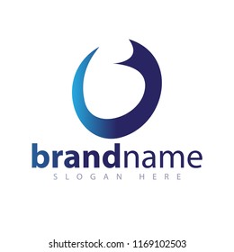 B letter logo icon vector template