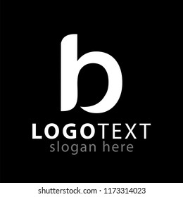 b letter logo icon vector template