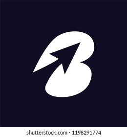 B Letter logo icon vector template