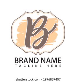 B Letra Icono de logotipo Arte vectorial