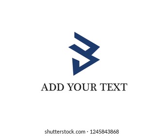 B letter logo & illustration 
