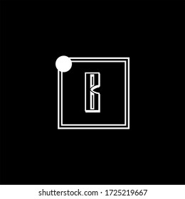 B letter logo initial design