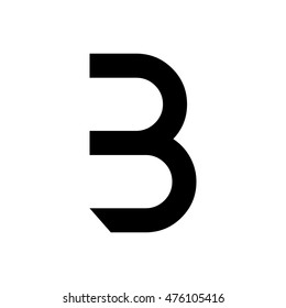 B letter logo with modern concept
