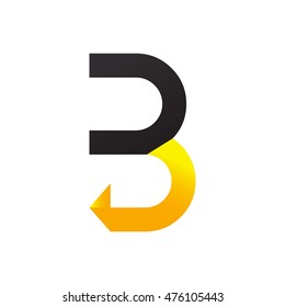 B letter logo with modern concept