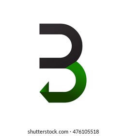 B letter logo with modern concept