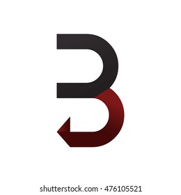 B letter logo with modern concept