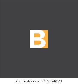 Diseño monográfico de logotipo de letra B