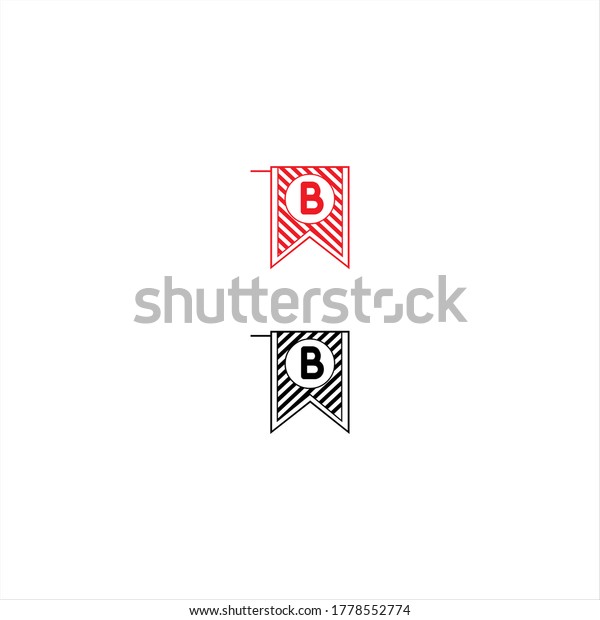 B Letter Logo Monogram Design Stock Vector (Royalty Free) 1778552774