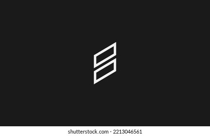 B Marca logotipo Monograma Diseño minimalista