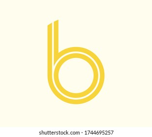 b letter logo suitable for technology brand, finance brand,etc