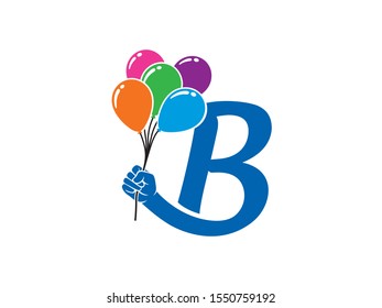 B Letter logo or symbol template design