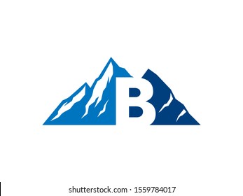 B Letter logo or symbol template