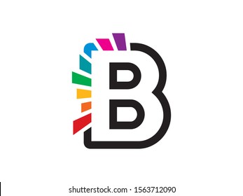 B Letter logo or symbol template design