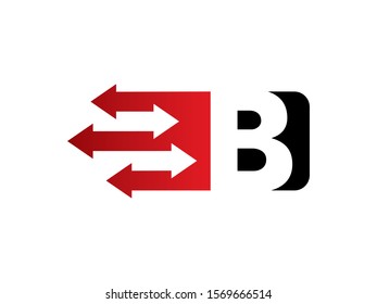 B Letter logo or symbol template design