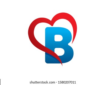 B Letter logo or symbol template design