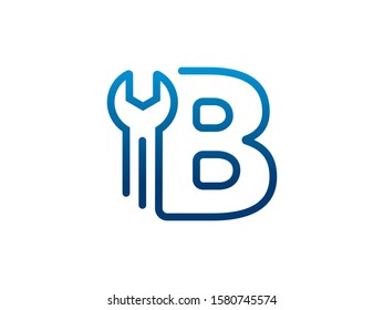 B Letter logo or symbol template design