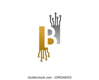 B letter logo or symbol template design
