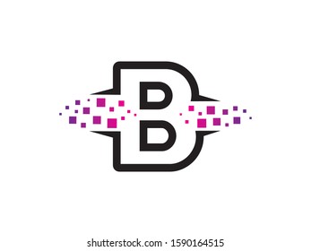 B letter logo or symbol template design