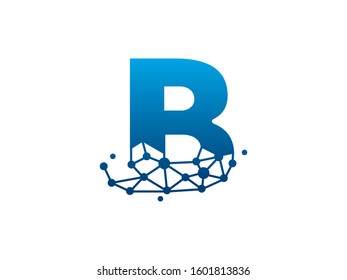 B Letter logo or symbol template design