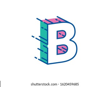 B Letter logo or symbol template