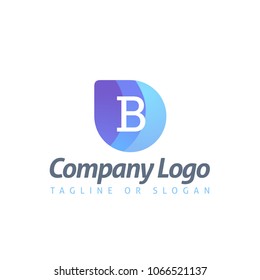 B LETTER LOGO TEMPLATE