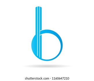 B letter logo template