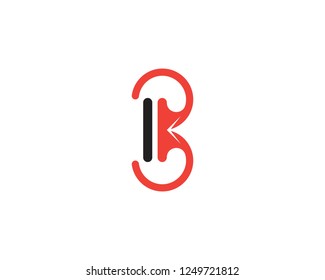 B letter logo template