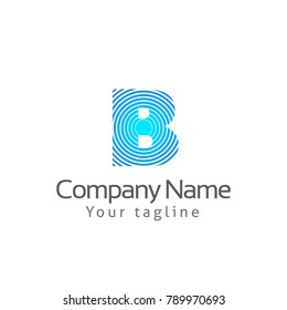 B LETTER LOGO TEMPLATE