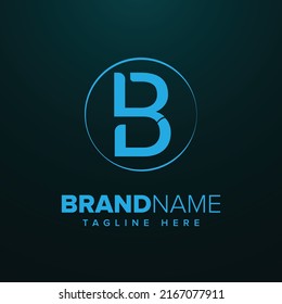 B letter Logo template design