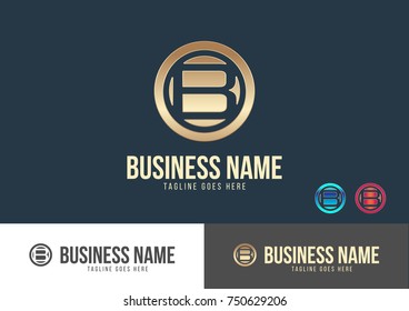 B Letter Logo Template Design Vector 