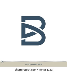B Letter Logo Template Illustration Design. Vector EPS 10.