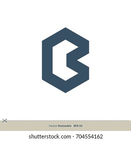 B Letter Logo Template Illustration Design. Vector EPS 10.