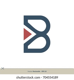 B Letter Logo Template Illustration Design. Vector EPS 10.
