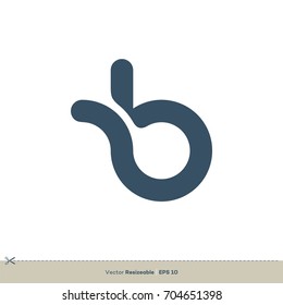 B Letter Logo Template Illustration Design. Vector EPS 10.