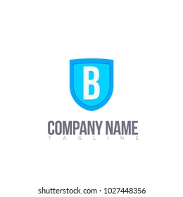 B letter logo template modern