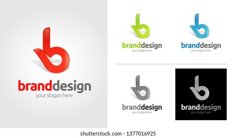 B Letter Logo Template Set