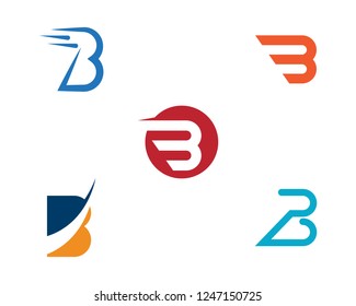 B Letter logo template vector illustration