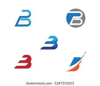 B Letter logo template vector illustration