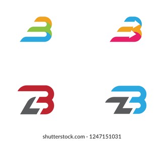 B Letter logo template vector illustration