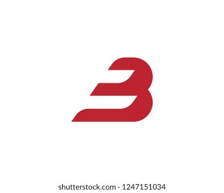 B Letter logo template vector illustration