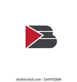 B Letter logo template vector illustration