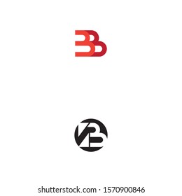 B Letter logo template vector illustration